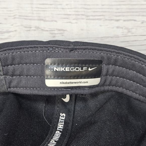 Nike Golf Dri-FIT Hat Cap Men’s Stretch Fit Size Large Black - Picture 6 of 6